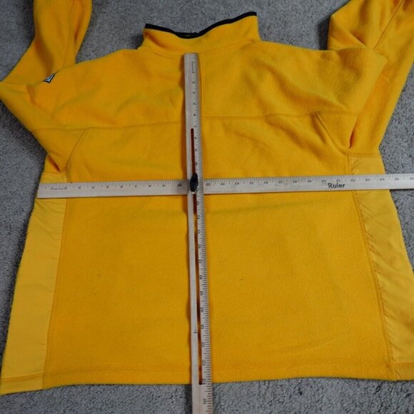 REI x Afro Jacket XL Yellow 1/4 Zip Kangaroo Pockets - Picture 9 of 13